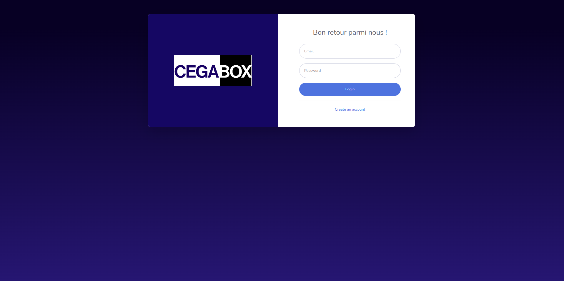 Cegabox Login